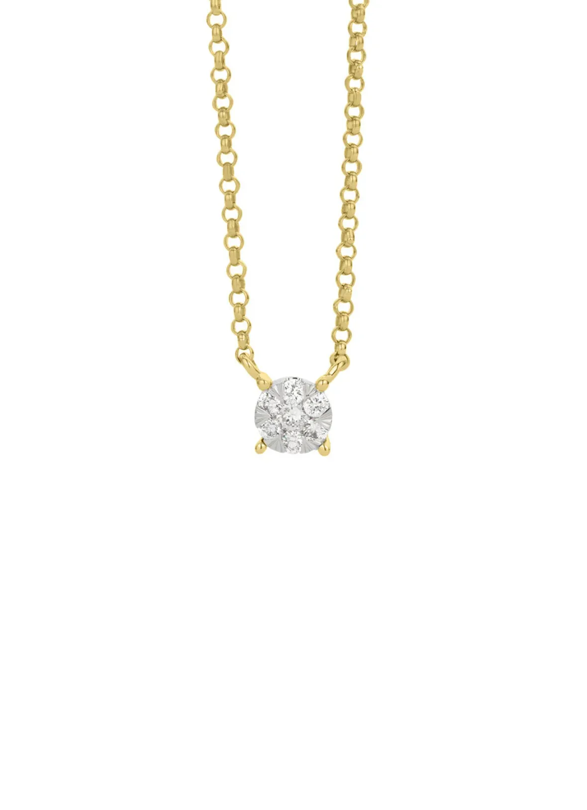 Diamond Point Diamanten Colliers|Fijne Colliers<Gouden collier, 0.09 ct diamant, Enchanted