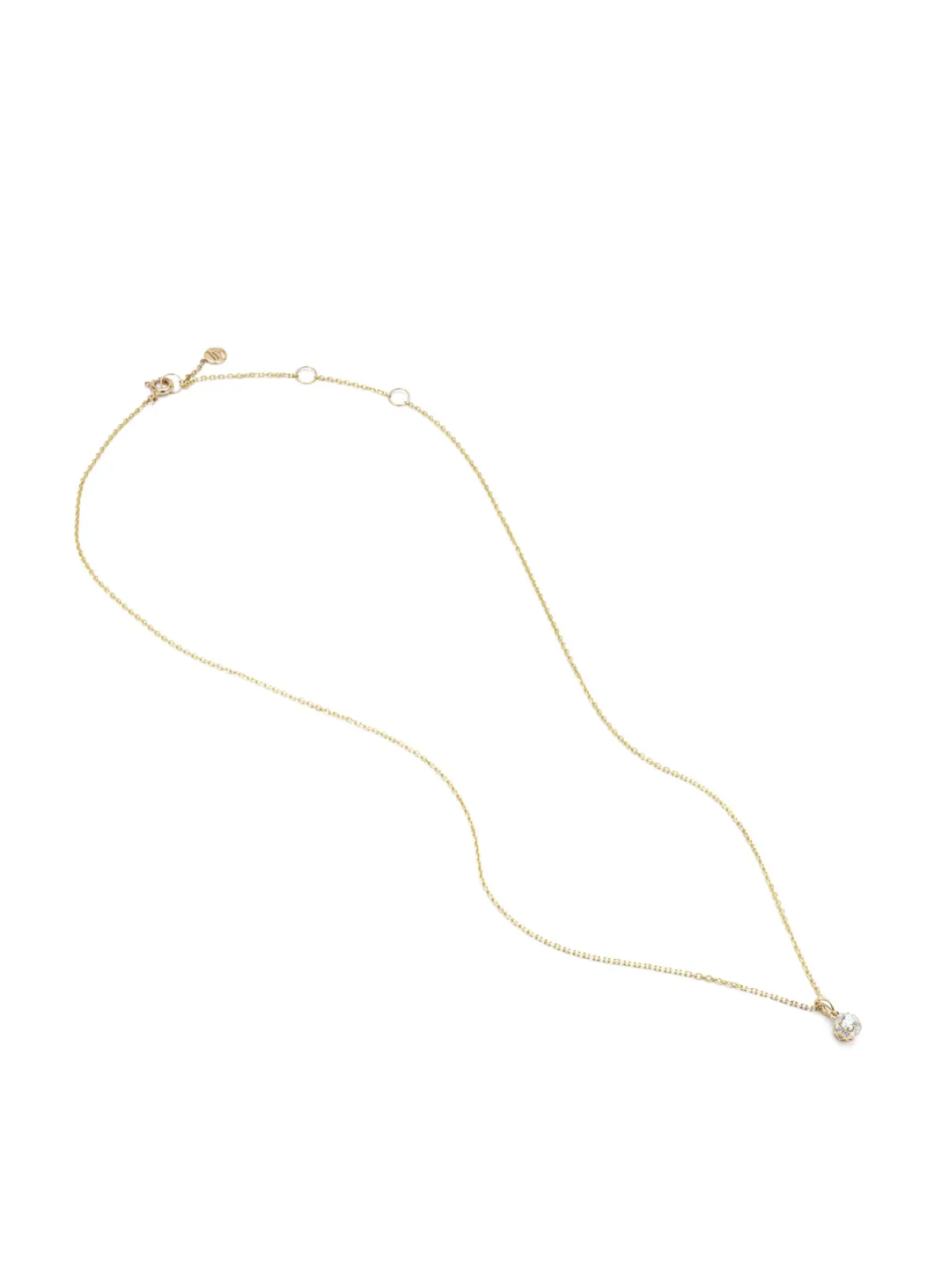 Diamond Point Diamanten Colliers|Fijne Colliers<Gouden collier, 0.15 ct diamant, Starlight