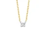 Diamond Point Diamanten Colliers|Fijne Colliers<Gouden collier, 0.05 ct diamant, Starlight