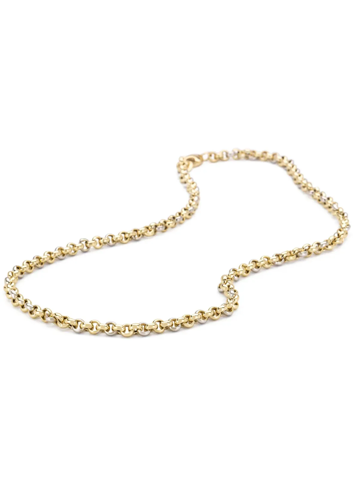 Diamond Point Schakel Colliers<Gouden collier Timeless Treasures 45 cm