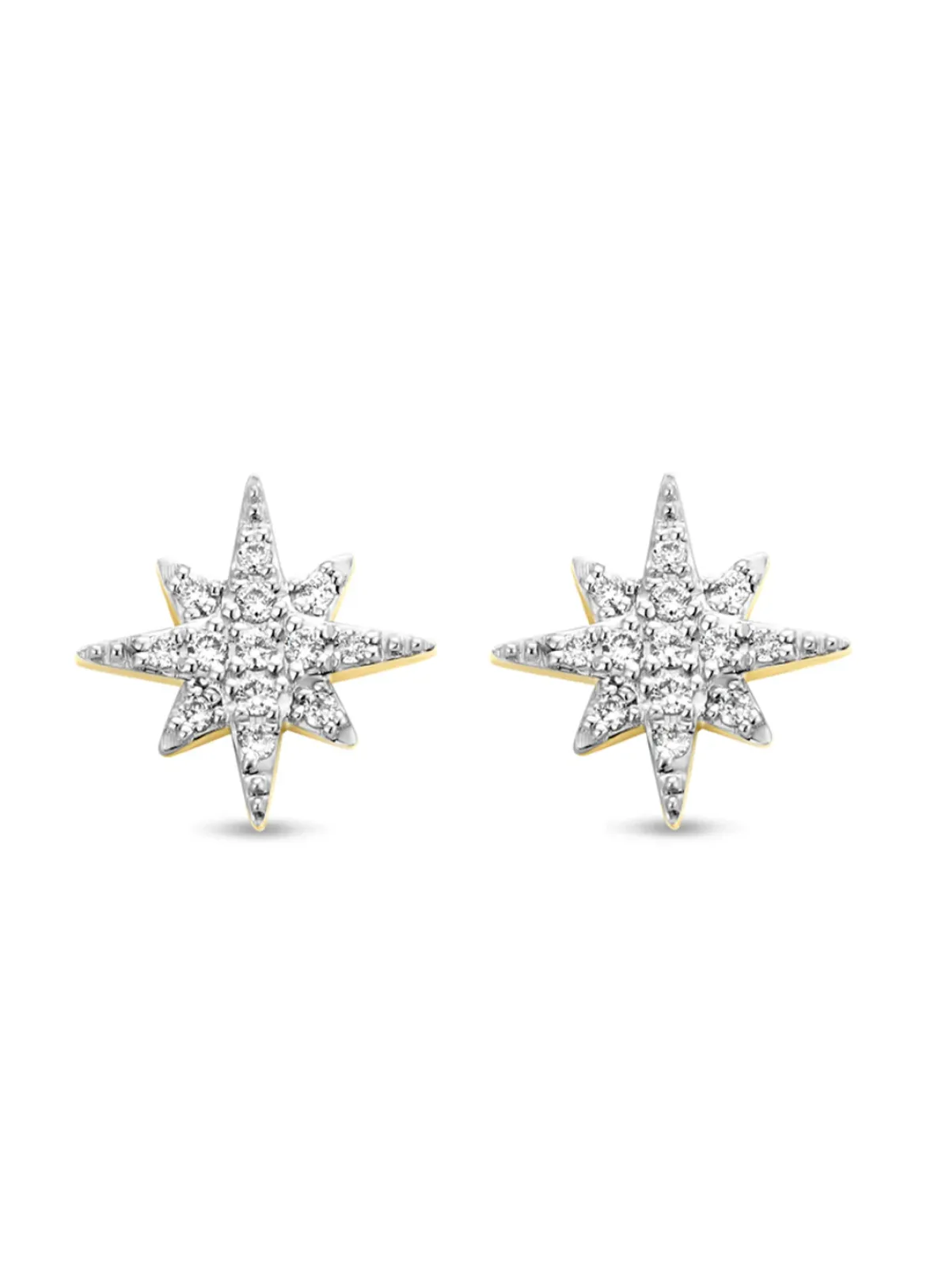 Diamond Point Diamanten Oorsieraden|Oorstekers<Gouden oorsieraden, 0.10 ct diamant, Cosmic