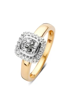 Diamond Point Diamanten Ringen|Verlovingsringen<Gouden ring, 0.56 ct diamant, Fourever