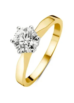 Diamond Point Verlovingsringen|Diamanten Verlovingsringen<Gouden ring, 1.02 ct diamant, Solitair