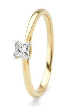 Diamond Point Diamanten Ringen|Fijne Ringen<Gouden ring, 0.20 ct diamant, Starlight