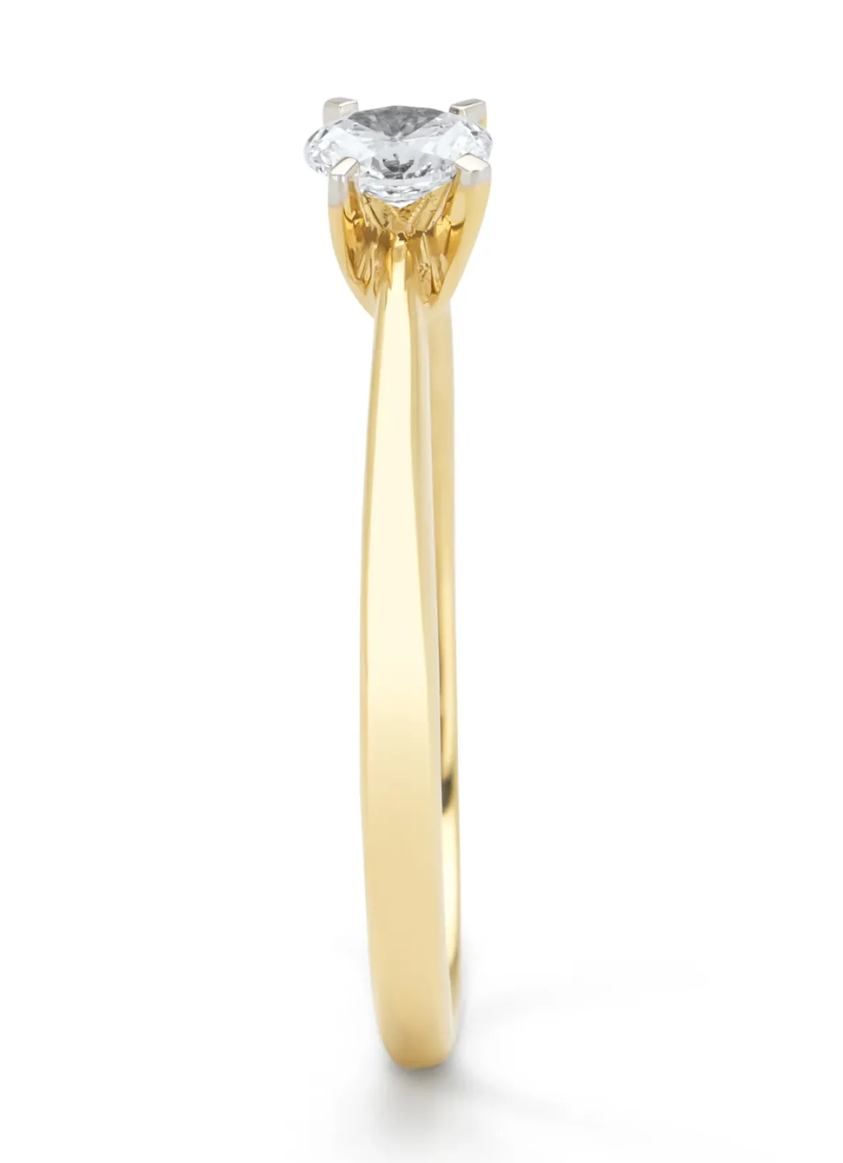 Diamond Point Diamanten Ringen|Fijne Ringen<Gouden ring, 0.20 ct diamant, Starlight