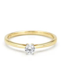 Diamond Point Diamanten Ringen|Fijne Ringen<Gouden ring, 0.20 ct diamant, Starlight