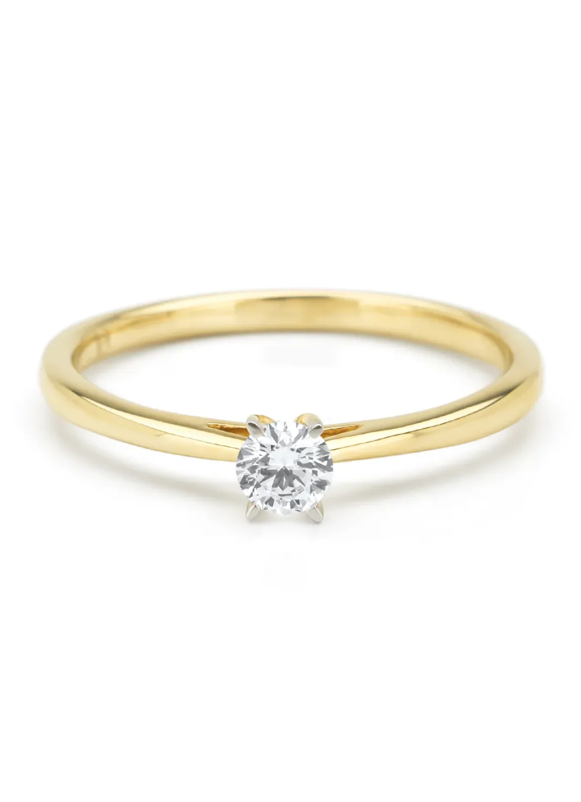 Diamond Point Diamanten Ringen|Fijne Ringen<Gouden ring, 0.20 ct diamant, Starlight
