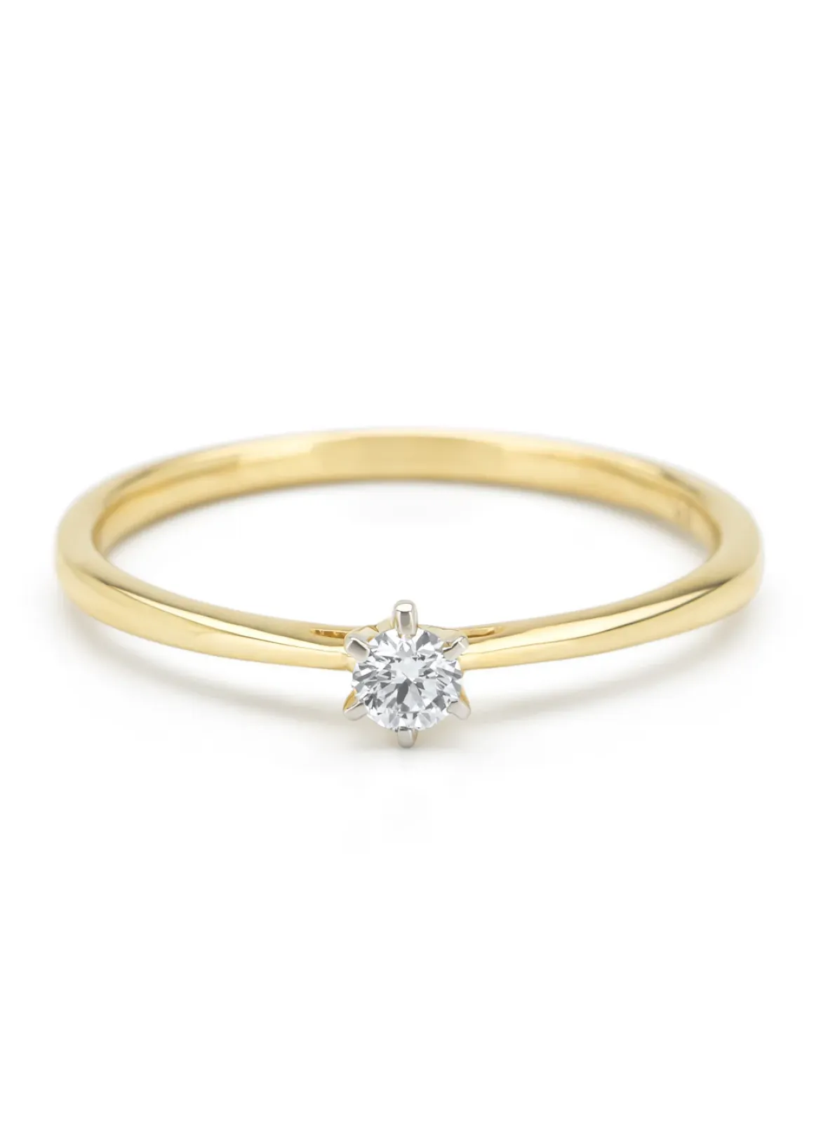 Diamond Point Diamanten Ringen|Fijne Ringen<Gouden ring, 0.10 ct diamant, Starlight
