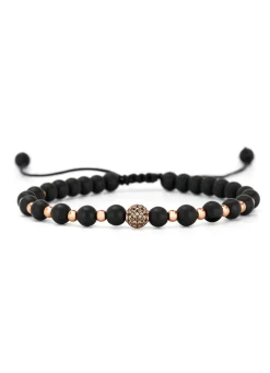 Diamond Point Roségouden Armbanden|Roségouden Bruidssieraden<Roségouden armband, 25.00 ct onyx, Ensemble