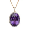 Diamond Point Roségouden Colliers|Colliers Met Kleurstenen<Roségouden collier, 39,25 ct amethist, Gallery