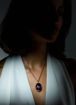 Diamond Point Roségouden Colliers|Colliers Met Kleurstenen<Roségouden collier, 39,25 ct amethist, Gallery