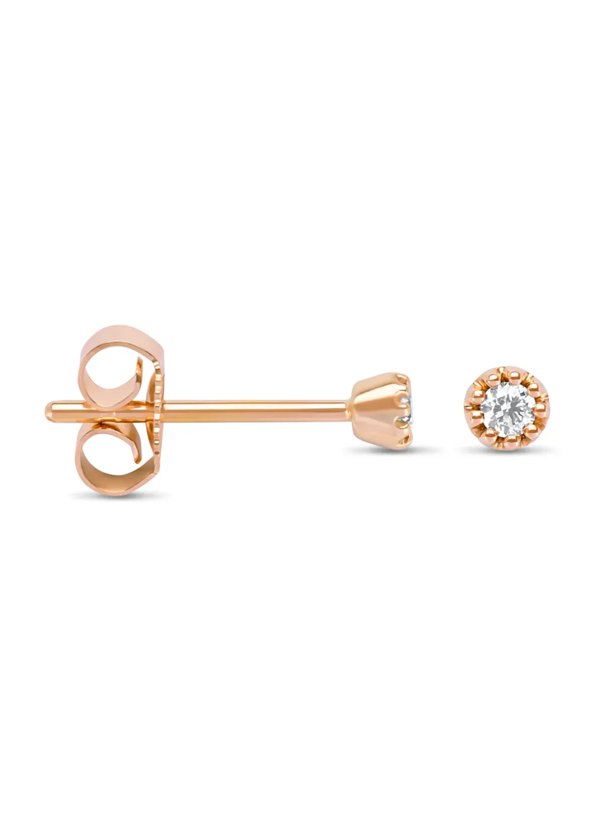 Diamond Point Rosegouden Oorsieraden|Diamanten Oorsieraden<Roségouden oorsieraden, 0.06 ct diamant, Joy