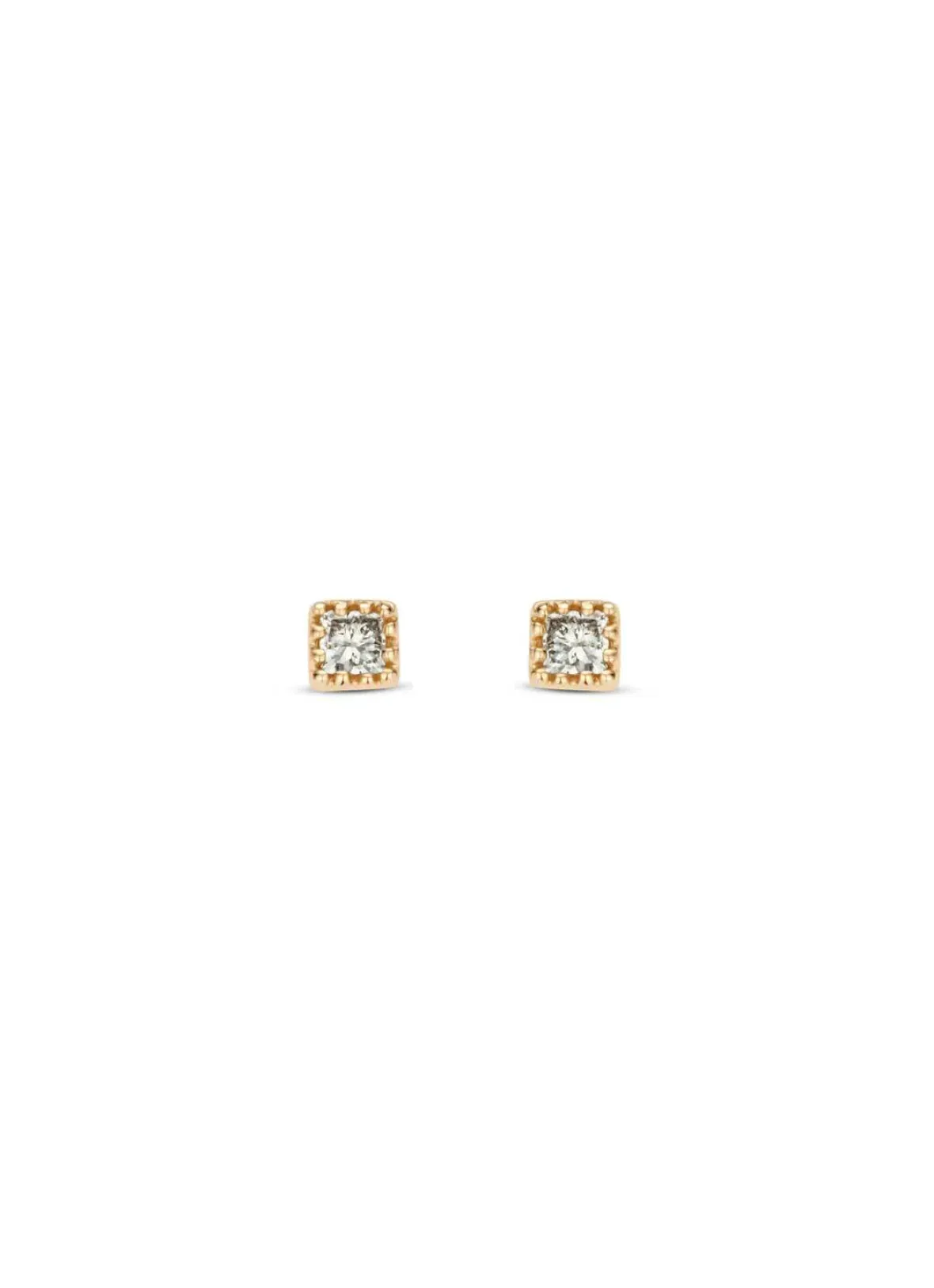 Diamond Point Rosegouden Oorsieraden|Diamanten Oorsieraden<Roségouden oorsieraden, 0.08 ct diamant, Joy