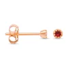 Diamond Point Rosegouden Oorsieraden|Oorsieraden Met Kleurstenen<Roségouden oorsieraden, 0.10 ct robijn, Joy