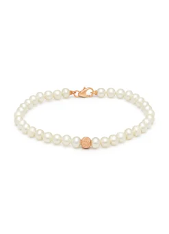 Diamond Point Roségouden Armbanden|Parel Armbanden<Roségouden parelarmband Rivièra