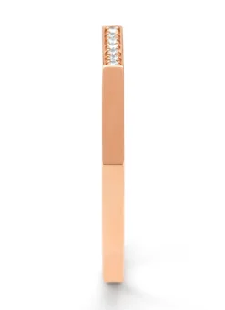 Diamond Point Roségouden Ringen|Diamanten Ringen<Roségouden ring, 0.03 ct diamant, Ensemble