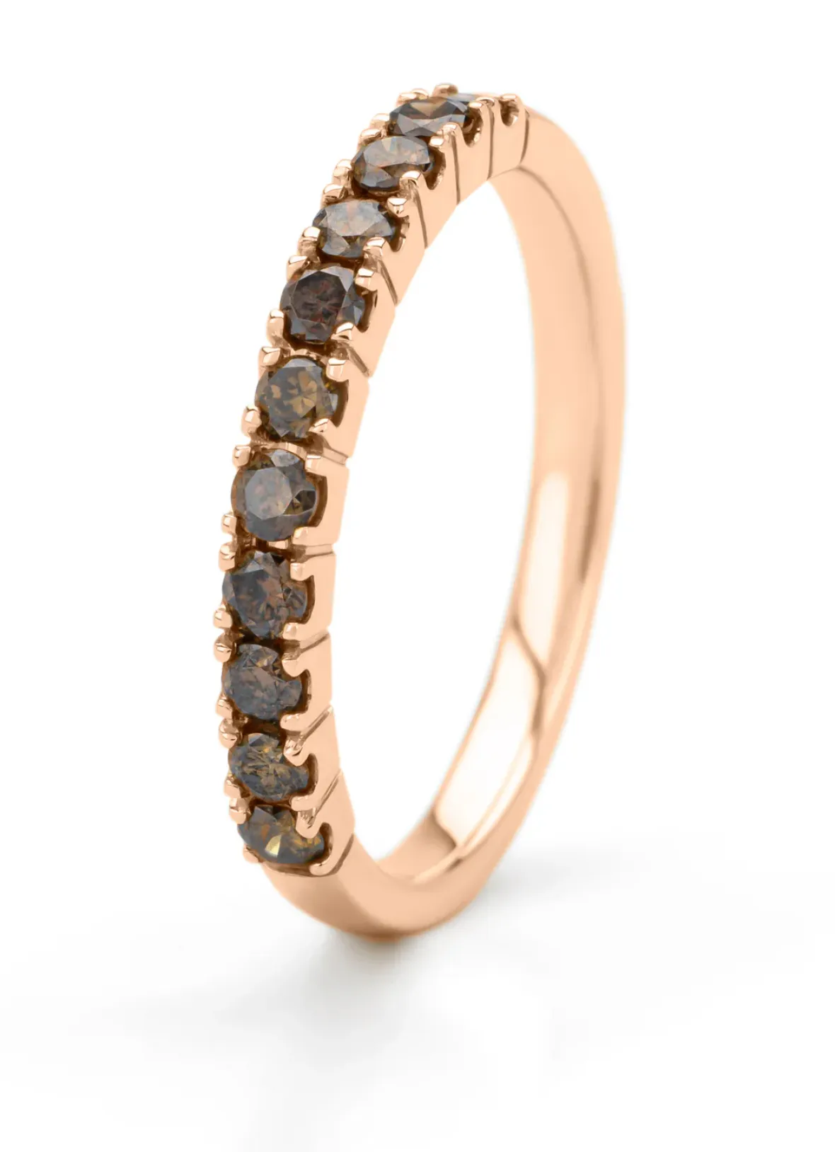 Diamond Point Roségouden Ringen|Diamanten Ringen<Roségouden ring, 0.41 ct diamant, Ensemble