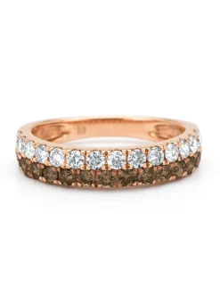 Diamond Point Roségouden Ringen|Diamanten Ringen<Roségouden ring, 1.02 ct diamant, Ensemble