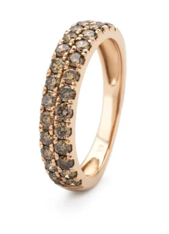 Diamond Point Roségouden Ringen|Diamanten Ringen<Roségouden ring, 1.02 ct diamant, Ensemble