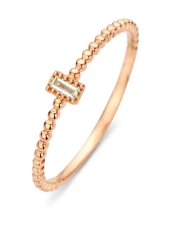 Diamond Point Roségouden Ringen|Diamanten Ringen<Roségouden ring, 0.05 ct diamant, Joy
