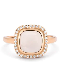 Diamond Point Roségouden Ringen|Ringen Met Kleurstenen<Roségouden ring, 2.32 ct maansteen, Little Drops