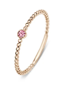Diamond Point Roségouden Ringen|Ringen Met Kleurstenen<Roségouden ring, 0.04 ct toermalijn, Joy