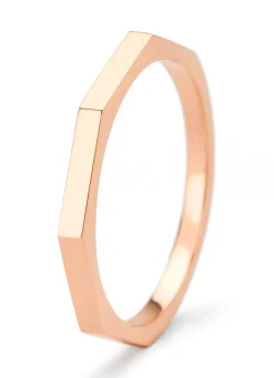 Diamond Point Roségouden Ringen|Aanschuifringen<Roségouden ring Ensemble
