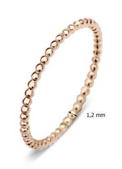 Diamond Point Roségouden Ringen|Fijne Ringen<Roségouden ring Joy