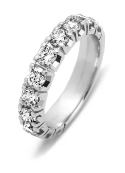 Diamond Point Alliance|Groeibriljant Ringen<Witgouden alliance ring, 1.76 ct diamant, Groeibriljant
