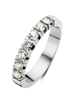 Diamond Point Alliance|Groeibriljant Ringen<Witgouden alliance ring, 0.49 ct diamant, Groeibriljant