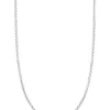 Diamond Point Witgouden Colliers|Lengtecolliers<Witgouden anker collier Timeless Treasures (42cm)