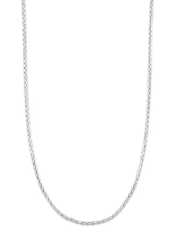 Diamond Point Witgouden Colliers|Lengtecolliers<Witgouden anker collier Timeless Treasures (42cm)