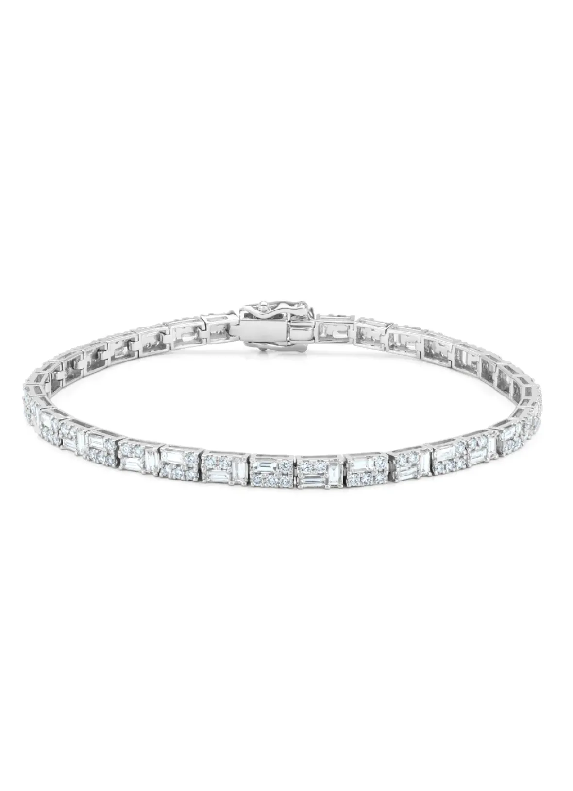 Diamond Point Witgouden Armbanden|Exclusieve Armbanden<Witgouden armband, 2.90 ct diamant, Gallery