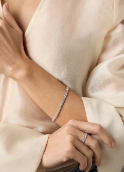 Diamond Point Witgouden Armbanden|Diamanten Armbanden<Witgouden armband, 1.90 ct diamant, Tennis bracelet
