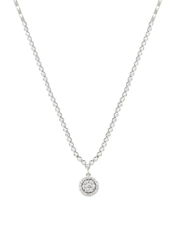 Diamond Point Witgouden Colliers|Diamanten Colliers<Witgouden collier, 0.68 ct diamant, Caviar