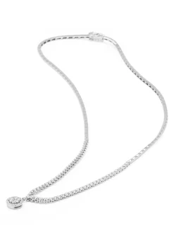 Diamond Point Witgouden Colliers|Diamanten Colliers<Witgouden collier, 0.68 ct diamant, Caviar
