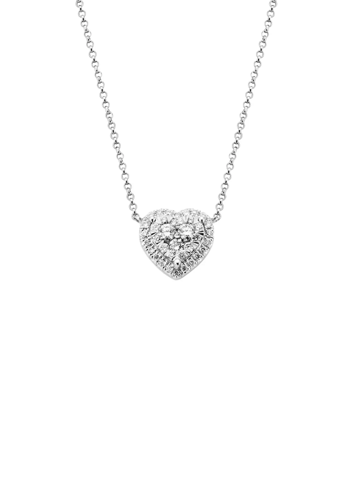 Diamond Point Witgouden Colliers|Diamanten Colliers<Witgouden collier, 0.39 ct diamant, Enchanted