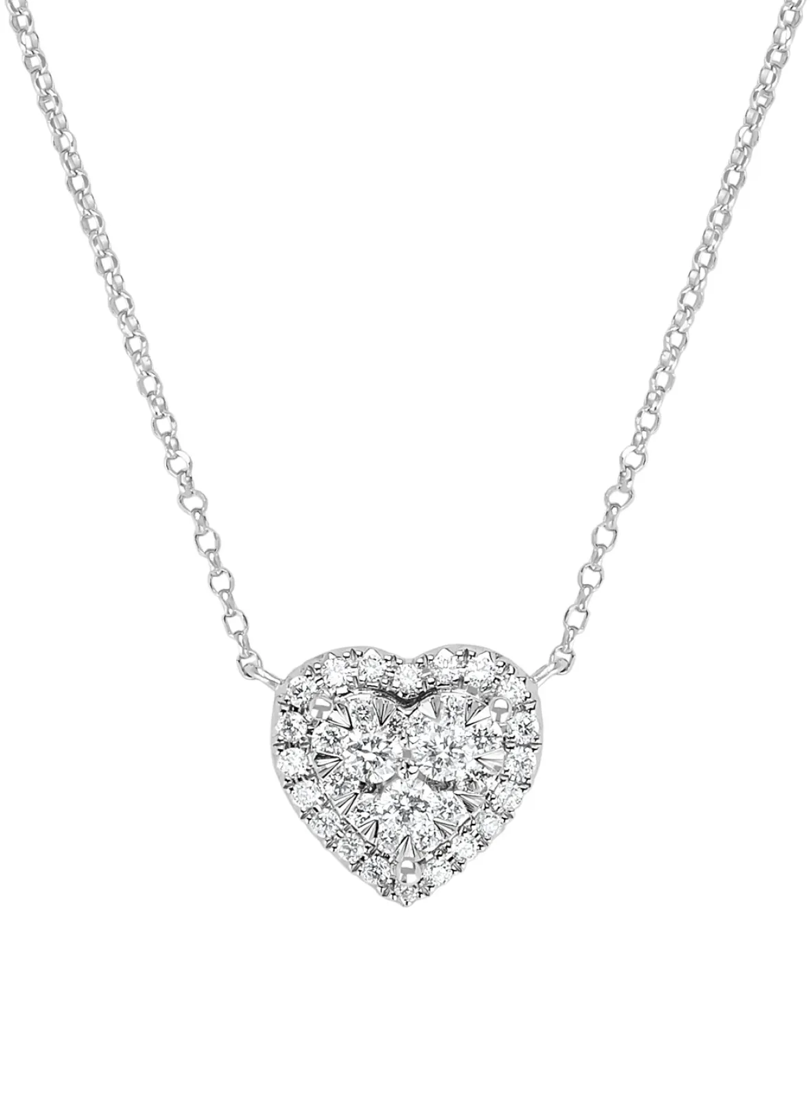 Diamond Point Witgouden Colliers|Diamanten Colliers<Witgouden collier, 0.30 ct diamant, Enchanted