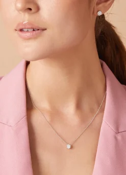 Diamond Point Witgouden Colliers|Diamanten Colliers<Witgouden collier, 0.24 ct diamant, Enchanted