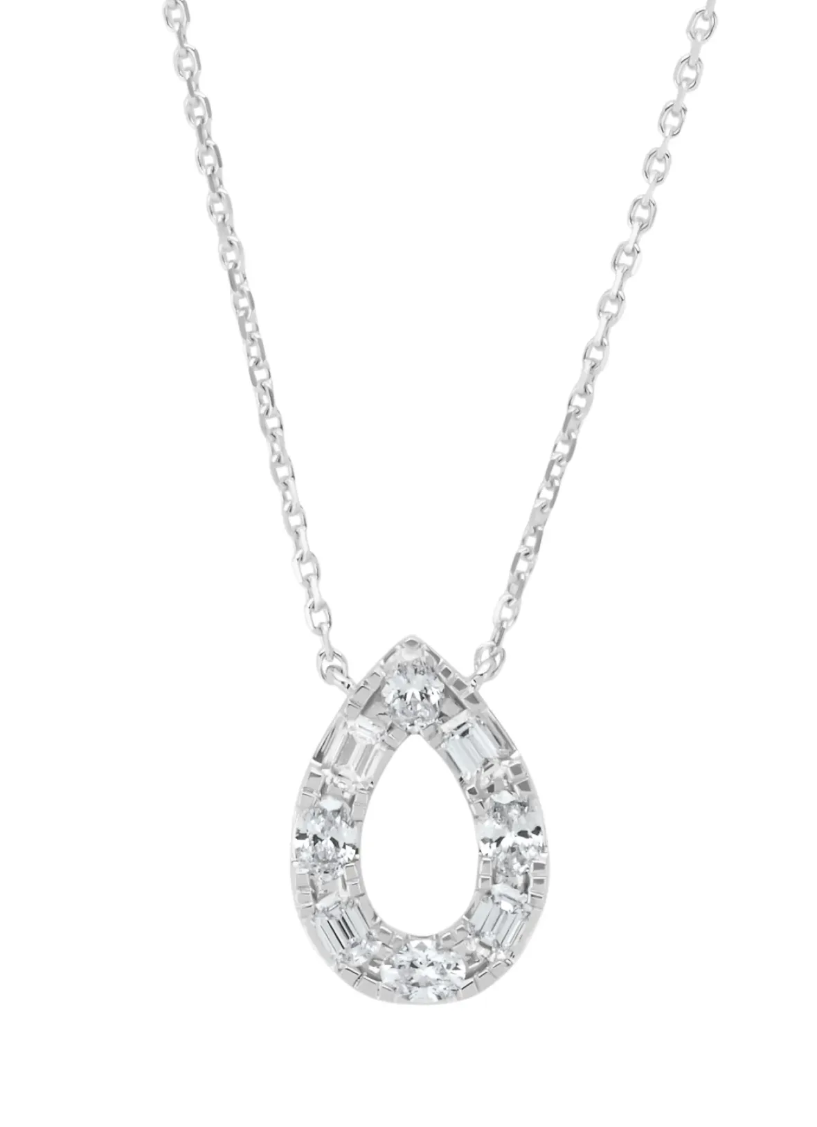 Diamond Point Witgouden Colliers|Diamanten Colliers<Witgouden collier, 0.61 ct diamant, Gallery
