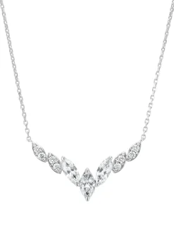 Diamond Point Witgouden Colliers|Diamanten Colliers<Witgouden collier, 0.95 ct diamant, Gallery