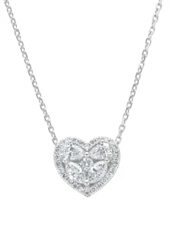 Diamond Point Witgouden Colliers|Exclusieve Colliers<Witgouden collier, 0.52 ct diamant, Gallery