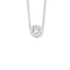 Diamond Point Witgouden Colliers|Diamanten Colliers<Witgouden collier, 0.65 ct diamant, Hearts & Arrows