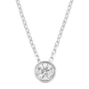 Diamond Point Witgouden Colliers|Diamanten Colliers<Witgouden collier, 0.20 ct diamant, Hearts & Arrows