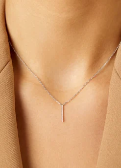 Diamond Point Witgouden Colliers|Diamanten Colliers<Witgouden collier, 0.05 ct diamant, Joy
