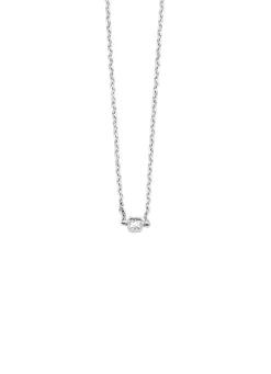 Diamond Point Witgouden Colliers|Diamanten Colliers<Witgouden collier, 0.04 ct diamant, Joy