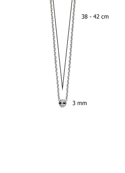 Diamond Point Witgouden Colliers|Diamanten Colliers<Witgouden collier, 0.05 ct diamant, Joy
