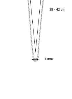 Diamond Point Witgouden Colliers|Diamanten Colliers<Witgouden collier, 0.04 ct diamant, Joy