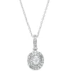 Diamond Point Witgouden Colliers|Diamanten Colliers<Witgouden collier, 0.25 ct diamant, Petite Romance