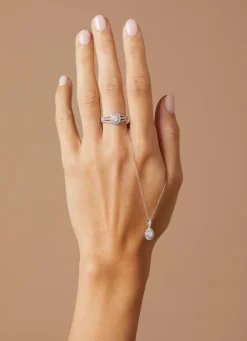 Diamond Point Witgouden Colliers|Diamanten Colliers<Witgouden collier, 0.25 ct diamant, Petite Romance